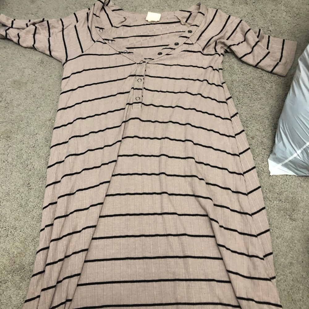 striped dress